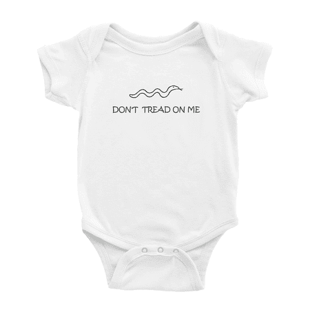Don t Tread On Me Funny Baby Jumpsuits Boy Girl Unisex