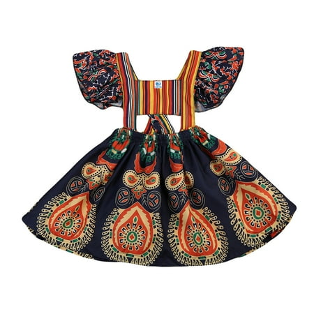 Seyurigaoka Baby Girl Bohemian Dress Ruffle Sleeve A-line Princess Floral Dress
Seyurigaoka Baby Girl Bohemian Dress Ruffle Sleeve A-line Princess Floral Dress