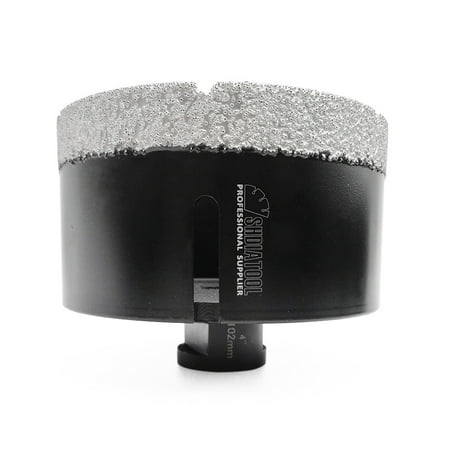 SHDIATOOL Diamond Core Drill Bits 4 inch for Porcelain Ceramic Tile Marble Brick Vacuum Brazed Hole Saw 102mm
SHDIATOOL Diamond Core Drill Bits 4 inch for Porcelain Ceramic Tile Marble Brick Vacuum Brazed Hole Saw 102mm