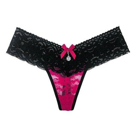 Knosfe Low Waist T-back Panties for Women Stretch Lace Underwear Women Soft Breathable Bikini One Size
Knosfe Low Waist T-back Panties for Women Stretch Lace Underwear Women Soft Breathable Bikini One Size