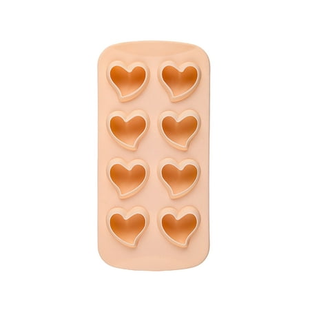 

RKSTN Ice Cube Tray Apartment Essentials 1PC Silicone 8-mold Love Heart Shaped Ice Tray Chocolate Baking Mold Lightning Deals of Today - Summer Savings Clearance on Clearance