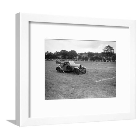 Bugatti Type 40 taking part in the Bugatti Owners Club gymkhana, 5 July 1931 Framed Print Wall Art By Bill Brunell