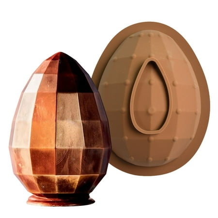 TAONMEISU Easter Egg Mold - Silicone Chocolate Molds Creative Half Egg Diamond Shape Candy Mould for Easter Baking Candy Decorating DIY Cake
TAONMEISU Easter Egg Mold - Silicone Chocolate Molds Creative Half Egg Diamond Shape Candy Mould for Easter Baking Candy Decorating DIY Cake