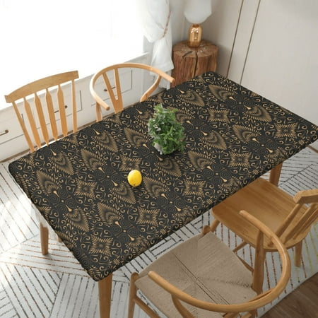 Home Deluxe Tablecloth Luxury Gold Pattern Waterproof Elastic Rim Edged Table Cover- For Christmas Parties And Picnics 5ft
Home Deluxe Tablecloth Luxury Gold Pattern Waterproof Elastic Rim Edged Table Cover- For Christmas Parties And Picnics 5ft