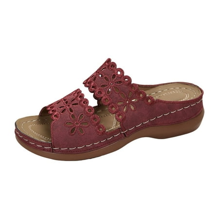 Jungdeepe Women Shoes Thick Soled Wedge Sandals Fashionable Flower Hollow One Leg Sandals
Jungdeepe Women Shoes Thick Soled Wedge Sandals Fashionable Flower Hollow One Leg Sandals
