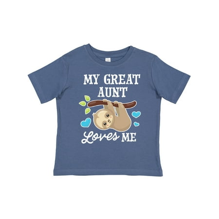 Inktastic My Great Aunt Loves Me with Sloth and Hearts Gift Toddler Boy or Toddler Girl T-Shirt
Inktastic My Great Aunt Loves Me with Sloth and Hearts Gift Toddler Boy or Toddler Girl T-Shirt