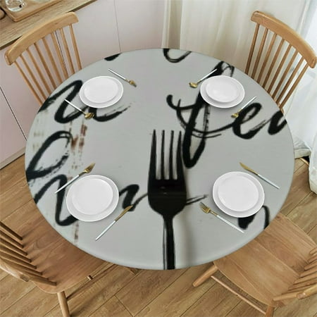 Patifu Handwritten Message Round Table Cover Stain Resistant Washable Indoor Outdoor Tablecloth Kitchen Dining Wedding Parties 100% Polyester Fiber 31-35
Patifu Handwritten Message Round Table Cover Stain Resistant Washable Indoor Outdoor Tablecloth Kitchen Dining Wedding Parties 100% Polyester Fiber 31-35