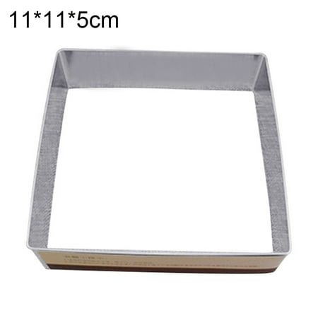 LIHUA Stainless Steel Round Square Cake Ring Mould Mousse Cutter DIY Decorating Tool
LIHUA Stainless Steel Round Square Cake Ring Mould Mousse Cutter DIY Decorating Tool