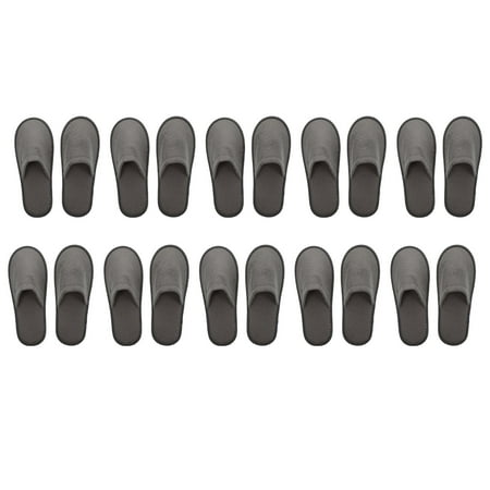 Tinksky 10 Pairs Disposable Hotel Slippers Living Room Shoes Home Guest Slippers
