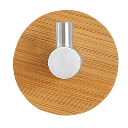 Peryerana 1pc Adhesive Bamboo Stainless Steel Hook Kitchen Bathroom Robe Coat Hat Hanger Heavy Duty
Peryerana 1pc Adhesive Bamboo Stainless Steel Hook Kitchen Bathroom Robe Coat Hat Hanger Heavy Duty