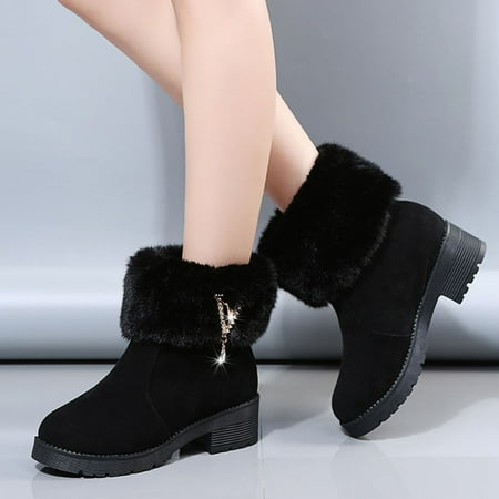 Snow Boots Fashion Autumn And Winter Women Snow Boots Mid Heel Thick Heeled Non Slip Bottom Fluff Warm Comfortable Slip On
Snow Boots Fashion Autumn And Winter Women Snow Boots Mid Heel Thick Heeled Non Slip Bottom Fluff Warm Comfortable Slip On