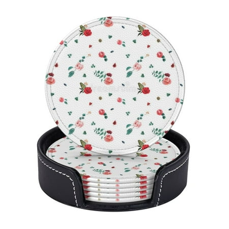 6 Pcs Leather Coasters Wedding-Bridal-Watercolor-Seamless-Pattern-Red-Pink-Green-Flowers-Wreath-Ornament-148762401 Coasters For Drinks Cup Mat Pad Housewarming Gift Ideal For Home Decor
6 Pcs Leather Coasters Wedding-Bridal-Watercolor-Seamless-Pattern-Red-Pink-Green-Flowers-Wreath-Ornament-148762401 Coasters For Drinks Cup Mat Pad Housewarming Gift Ideal For Home Decor