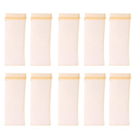 10PCS Gauze Gift Bag Wine Bottle Cover Reusable Champagne Beer Bottle Drawstring Pouch Party Favor (Golden)
10PCS Gauze Gift Bag Wine Bottle Cover Reusable Champagne Beer Bottle Drawstring Pouch Party Favor (Golden)