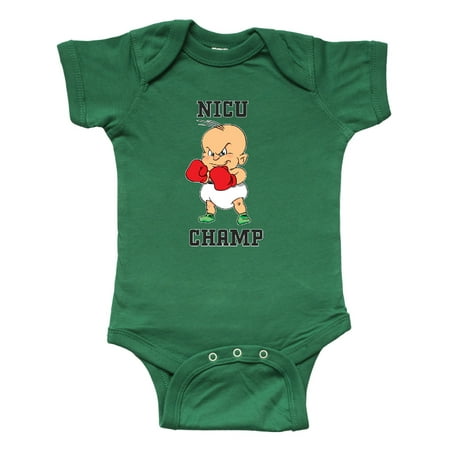 Inktastic NICU Champ Baby Boxer Gift Baby Boy or Baby Girl Bodysuit