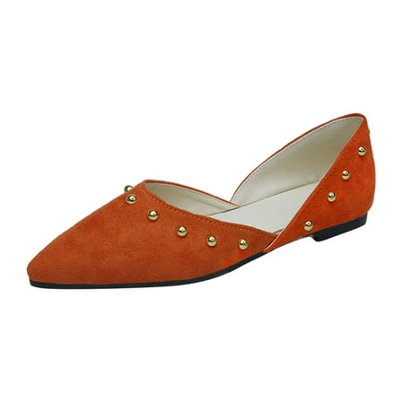 SEMIMAY Ladies Fashion Solid Color Suede Shallow Flat Bottom Pointed Casual Single Shoes
SEMIMAY Ladies Fashion Solid Color Suede Shallow Flat Bottom Pointed Casual Single Shoes