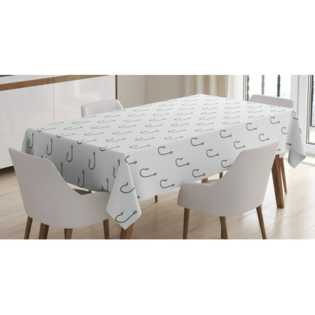 Ocean Tablecloth Sealife Anchor Fish Hook Sealife Deep Waters Sketchy Image Art Rectangular Table Cover for Dining Room Kitchen 60 X 90 Inches Charcoal Grey Black and White by Ambesonne
Ocean Tablecloth Sealife Anchor Fish Hook Sealife Deep Waters Sketchy Image Art Rectangular Table Cover for Dining Room Kitchen 60 X 90 Inches Charcoal Grey Black and White by Ambesonne
