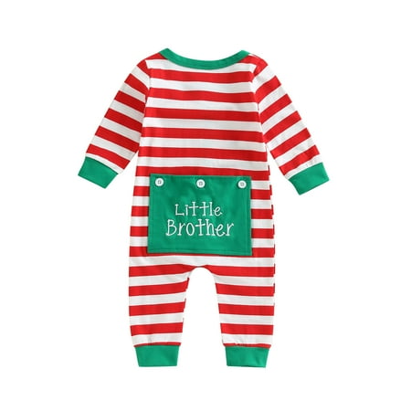 Bagilaanoe Toddler Baby Boy Christmas Jumpsuit Stripe Print Long Sleeve Bodysuit 6M 12M 18M 24M 3T Brother Matching One Piece Romper
Bagilaanoe Toddler Baby Boy Christmas Jumpsuit Stripe Print Long Sleeve Bodysuit 6M 12M 18M 24M 3T Brother Matching One Piece Romper