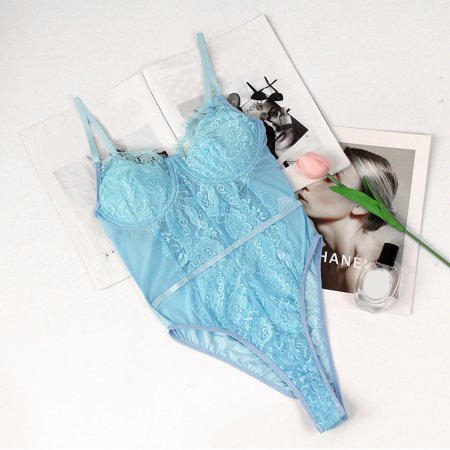 NECHOLOGY Long Sleeve Deep V Neck Bodysuit Breathable Cotton Stretch Boudoir Outfits Underwear Blue Large
NECHOLOGY Long Sleeve Deep V Neck Bodysuit Breathable Cotton Stretch Boudoir Outfits Underwear Blue Large