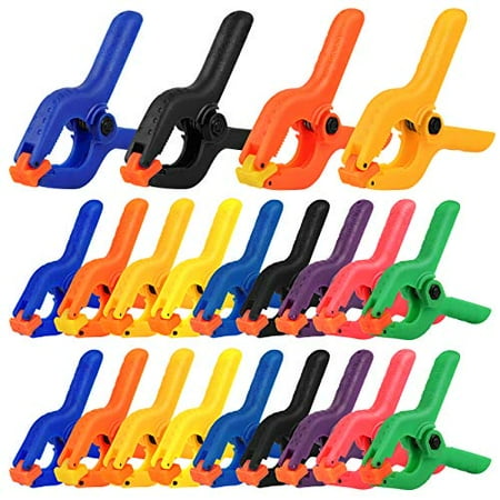 MAXPOWER 22-pieces Spring Clamps 2-inch Clamps x 18 PCS 3-inch Clamps x 4 PCS Plastic Small Mini Clamps for Woodworking Assembly and Photography Backdrop
MAXPOWER 22-pieces Spring Clamps 2-inch Clamps x 18 PCS 3-inch Clamps x 4 PCS Plastic Small Mini Clamps for Woodworking Assembly and Photography Backdrop
