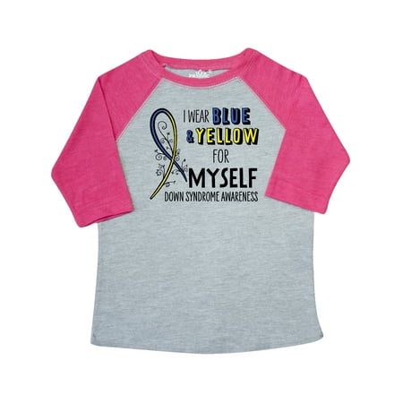 Inktastic I Wear Blue and Yellow for Myself- Down Syndrome awareness Gift Toddler Boy or Toddler Girl T-Shirt
Inktastic I Wear Blue and Yellow for Myself- Down Syndrome awareness Gift Toddler Boy or Toddler Girl T-Shirt