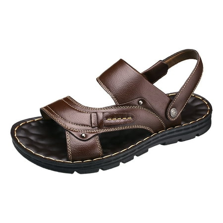Fsqjgq Mens Shoes Mens Sandals Size 8 Comfort Men Summer Casual Leather Sandals Leather Beach Shoes Anti Slip Mens Sandals Mens Casual Shoes Brown 39
Fsqjgq Mens Shoes Mens Sandals Size 8 Comfort Men Summer Casual Leather Sandals Leather Beach Shoes Anti Slip Mens Sandals Mens Casual Shoes Brown 39