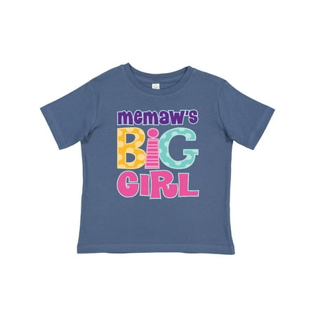 Inktastic Memaw Big Girl Gift Baby Girl T-Shirt
