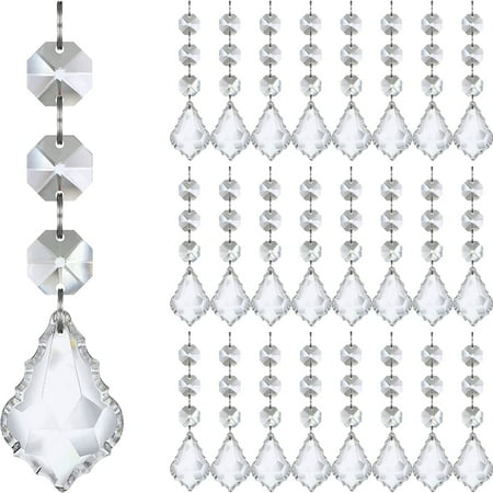 Jishi 30-Pack Hanging Crystals for Centerpieces Chandelier Garland Clear Maple Leaf Prism Crystal Be
Jishi 30-Pack Hanging Crystals for Centerpieces Chandelier Garland Clear Maple Leaf Prism Crystal Be