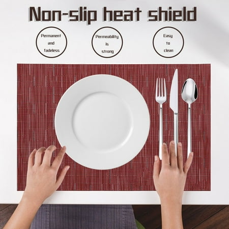 Banghong European Style Non-Slip Heat Insulation Bamboo Grain Solid Color Table Mat
Banghong European Style Non-Slip Heat Insulation Bamboo Grain Solid Color Table Mat