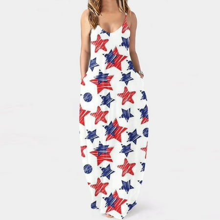 Hvyesh Womens Summer Dresses 2023 Plus Size Boho Maxi Dress 4th of July Print V Neck Sundresses Spaghetti Strap Sleeveless Breezy Dresses White
Hvyesh Womens Summer Dresses 2023 Plus Size Boho Maxi Dress 4th of July Print V Neck Sundresses Spaghetti Strap Sleeveless Breezy Dresses White