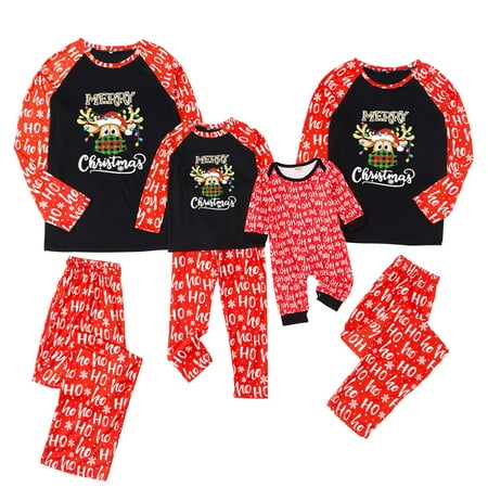 QILINXUAN Family Christmas Pjs Matching Sets Baby Christmas Matching Jammies for Adults and Kids Holiday Xmas Sleepwear Set Parent-Child Christmas Nightclothes Round Neck Tops Trousers / Romper
QILINXUAN Family Christmas Pjs Matching Sets Baby Christmas Matching Jammies for Adults and Kids Holiday Xmas Sleepwear Set Parent-Child Christmas Nightclothes Round Neck Tops Trousers / Romper