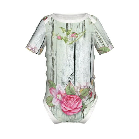Lukts Vintage Wood with Floral Print Baby Short Sleeve Romper Onesie for Newborn Baby Boys and Girls-12 Months
Lukts Vintage Wood with Floral Print Baby Short Sleeve Romper Onesie for Newborn Baby Boys and Girls-12 Months