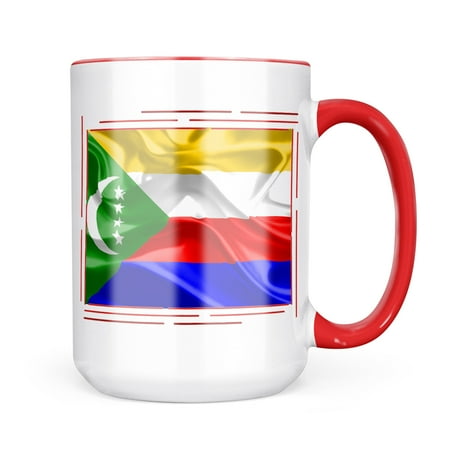 Neonblond Comoros 3D Flag Mug gift for Coffee Tea lovers