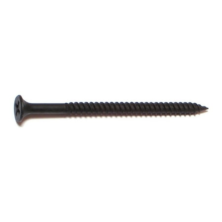 #8 x 2-1/2 Black Phosphate Steel Fine Thread Phillips Bugle Head Drywall Screws DWSCR-137
#8 x 2-1/2 Black Phosphate Steel Fine Thread Phillips Bugle Head Drywall Screws DWSCR-137