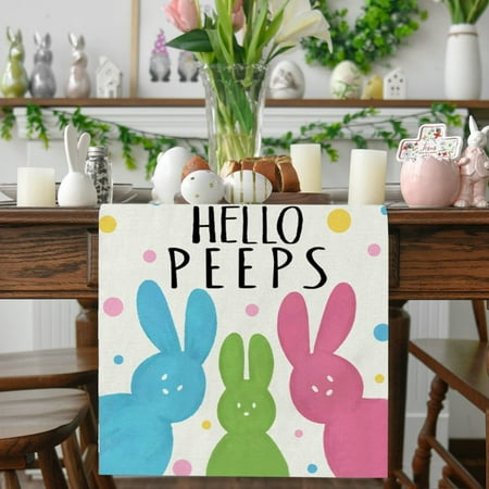 Easter Decorations Easter Table Flag Holiday Bunny Egg Little Printed Linen Tablecloth Easter Home Decorations Vintage Easter Decor Easter Gifts Decorative Table Banner
Easter Decorations Easter Table Flag Holiday Bunny Egg Little Printed Linen Tablecloth Easter Home Decorations Vintage Easter Decor Easter Gifts Decorative Table Banner