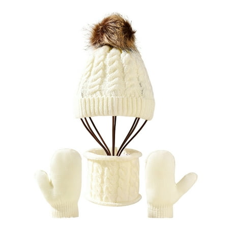 Miarnea Cozy Winter Set for Kids: 3Pcs/Set - Knitted Hat Scarf Gloves - Thickened Soft Wide Application Essential Winter Accessories
Miarnea Cozy Winter Set for Kids: 3Pcs/Set - Knitted Hat Scarf Gloves - Thickened Soft Wide Application Essential Winter Accessories