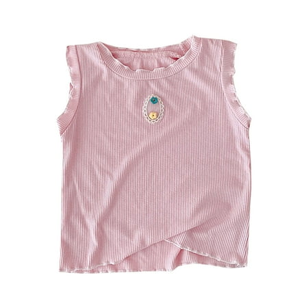 Girls Summer Ruffles Vest Floral Pattern Ribbed Top 0 To 6 Years Child Clothing Streetwear Dailywear Outwear
Girls Summer Ruffles Vest Floral Pattern Ribbed Top 0 To 6 Years Child Clothing Streetwear Dailywear Outwear