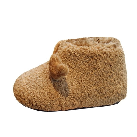 Kids Shoes Size 25 For 3 Years-3.5 Years Winter Children Boys And Flat Plush Warm And Comfortable Cartoon Sheep Shape Toddler Sneakers Brown
Kids Shoes Size 25 For 3 Years-3.5 Years Winter Children Boys And Flat Plush Warm And Comfortable Cartoon Sheep Shape Toddler Sneakers Brown