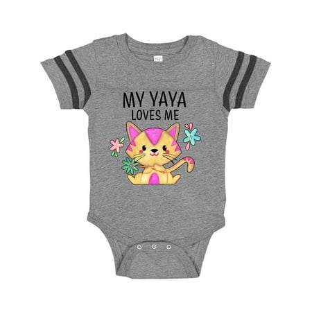 Inktastic My Yaya Loves Me with Cute Kitten and Flowers Gift Baby Boy or Baby Girl Bodysuit
Inktastic My Yaya Loves Me with Cute Kitten and Flowers Gift Baby Boy or Baby Girl Bodysuit