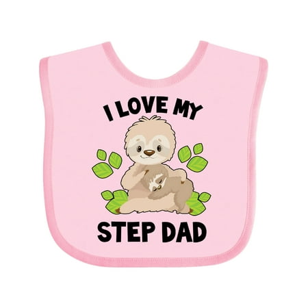 Inktastic Cute Sloth I Love My Step Dad with Green Leaves Gift Baby Boy or Baby Girl Bib
Inktastic Cute Sloth I Love My Step Dad with Green Leaves Gift Baby Boy or Baby Girl Bib
