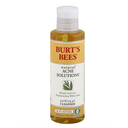 Burt's Bees Natural Acne Solutions Purifying Gel Cleanser 5 oz (Pack of 3)
