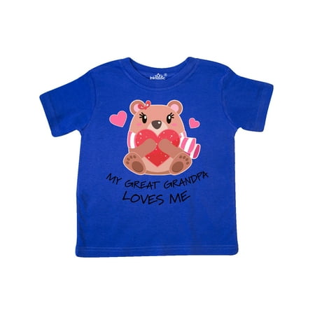Inktastic My Great Grandpa Loves me- bear and hearts Gift Toddler Boy or Toddler Girl T-Shirt
Inktastic My Great Grandpa Loves me- bear and hearts Gift Toddler Boy or Toddler Girl T-Shirt