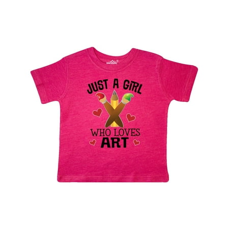 Inktastic Artist Just A Girl Who Loves Art Gift Toddler Toddler Girl T-Shirt
Inktastic Artist Just A Girl Who Loves Art Gift Toddler Toddler Girl T-Shirt