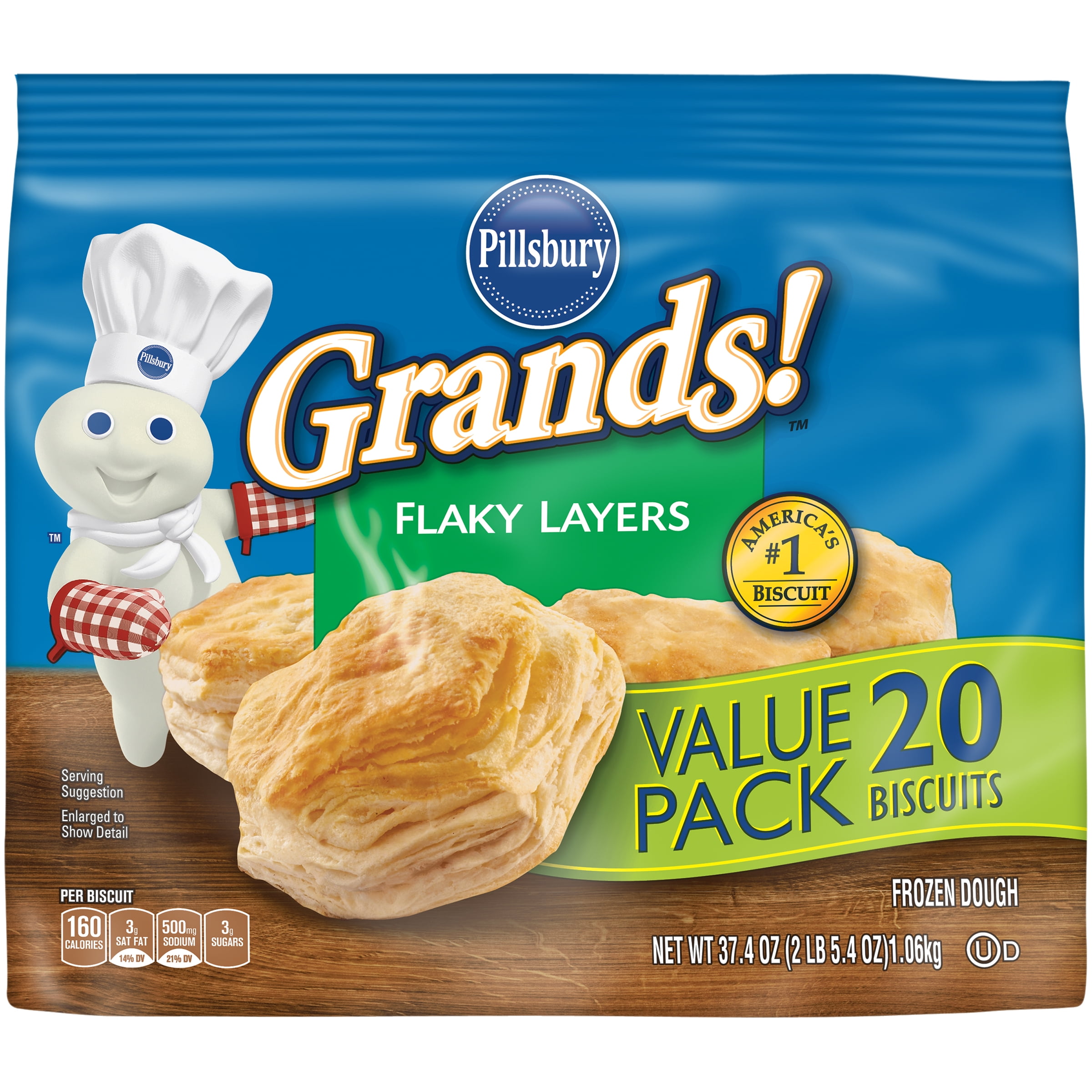 Pillsbury Grands!™ Southern Homestyle Honey Butter Biscuits 8 ct Can
