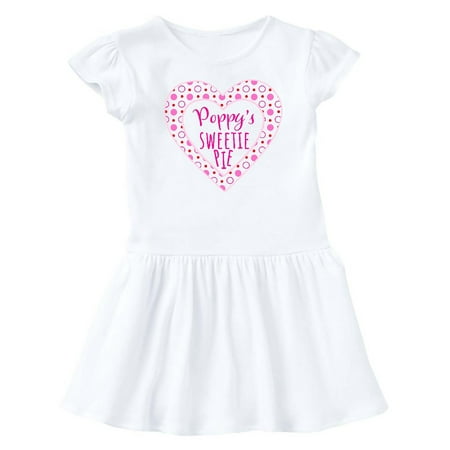Inktastic Poppy s Sweetie Pie with Pink Hearts Gift Baby Girl Dress