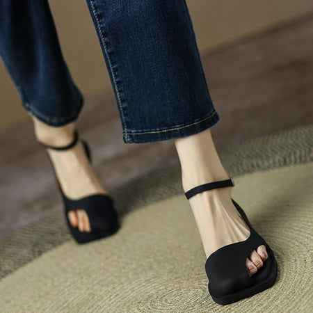 Hvyesh Sandals for Women Casual Summer Summer Fashion Comfortable One-line Band Peep-toe Sandals Size 5.5
Hvyesh Sandals for Women Casual Summer Summer Fashion Comfortable One-line Band Peep-toe Sandals Size 5.5