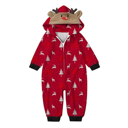 Matching Family Outfits Christmas For Sets Hooded Jumpsuit Cute Reindeer Printed Christmas Sets Holiday Casual Pajamas Set Red 12 Months - 15 Months
Matching Family Outfits Christmas For Sets Hooded Jumpsuit Cute Reindeer Printed Christmas Sets Holiday Casual Pajamas Set Red 12 Months - 15 Months