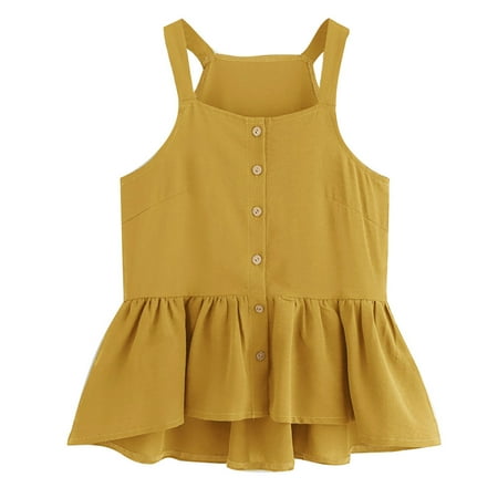 Fsqjgq Sleeveless Top Long Casual Hem Crop Tops Camis Single Fashion Ruffle Sleeveless Women s Blouse Cotton Bra Top Girls Undershirts Polyester Yellow Xl
Fsqjgq Sleeveless Top Long Casual Hem Crop Tops Camis Single Fashion Ruffle Sleeveless Women s Blouse Cotton Bra Top Girls Undershirts Polyester Yellow Xl