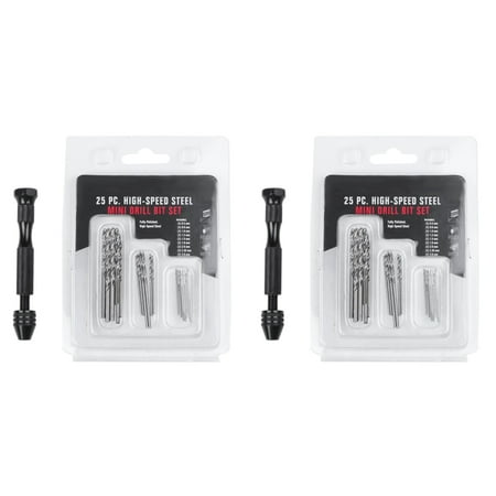 Hand Twist Drill Bits Set DIY Precision Pin Vise Model Mini Hand Spiral Drill with 50Pcs 0.3mm to 3.0mm -Drill Bits
Hand Twist Drill Bits Set DIY Precision Pin Vise Model Mini Hand Spiral Drill with 50Pcs 0.3mm to 3.0mm -Drill Bits
