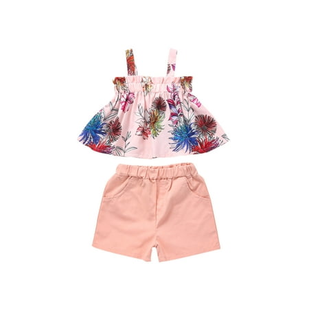 Toddler Baby Girl Floral Sleeveless Strap Dress Top Solid Color Shorts Pants 2Pcs Summer Outfit Set
Toddler Baby Girl Floral Sleeveless Strap Dress Top Solid Color Shorts Pants 2Pcs Summer Outfit Set
