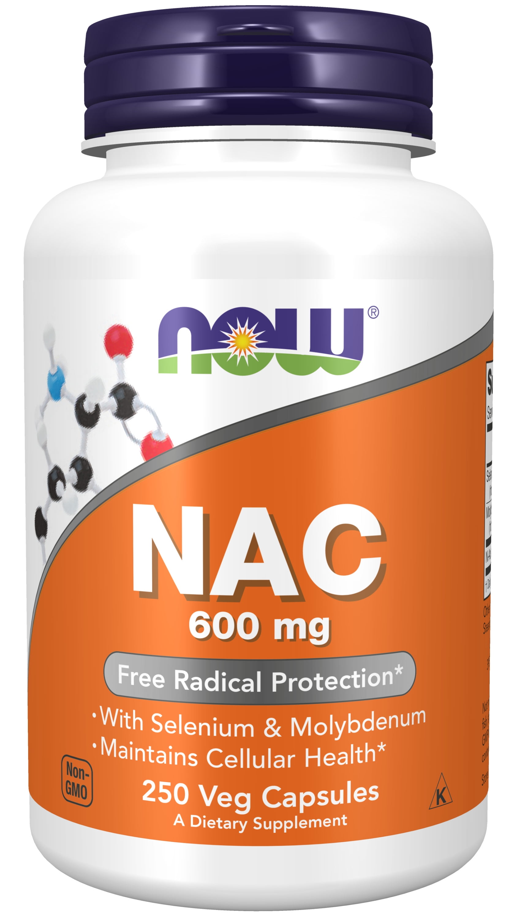 Now Foods Nac N Acetyl Cysteine Mg Vegetable Capsule S